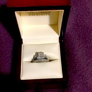 Princess Cut Bridal Set